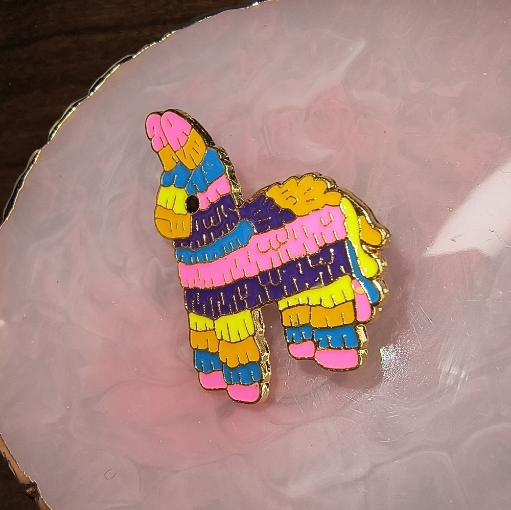 Colorful Pinata Enamel Pin - Picture 3 of 5